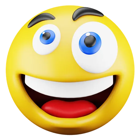 Lachendes Emoji  3D Icon