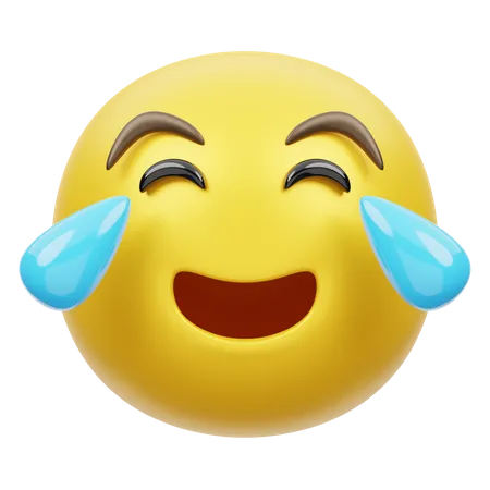 Mit Tränen lachen  3D Emoji
