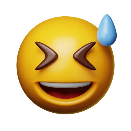 Lachender Emoji  3D Icon