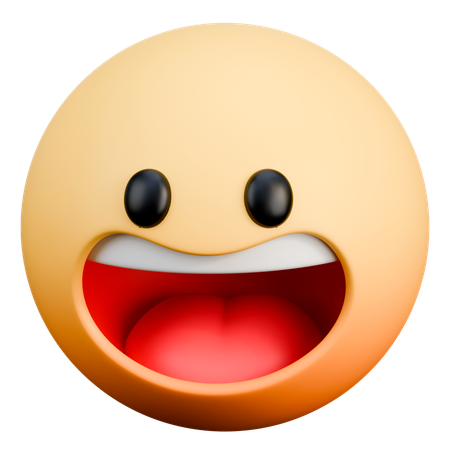 Lachender Emoji  3D Icon