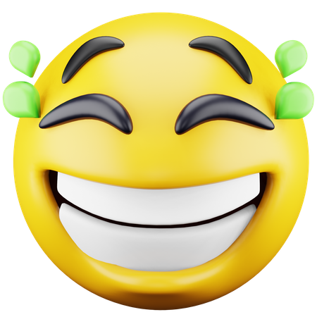 Lachender Emoji  3D Icon