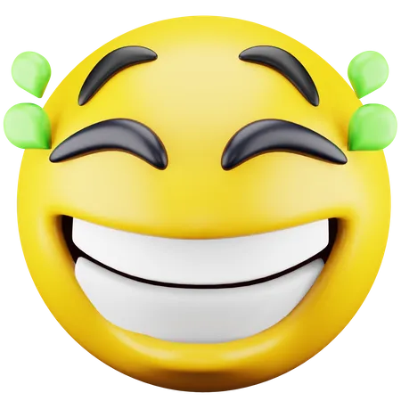 Lachender Emoji  3D Icon