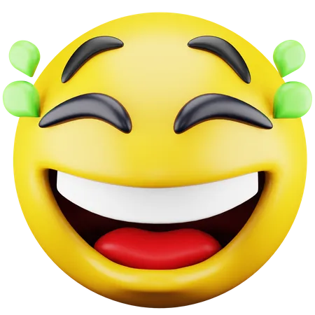 Lachender Emoji  3D Icon