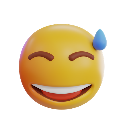 Lachender Emoji  3D Icon