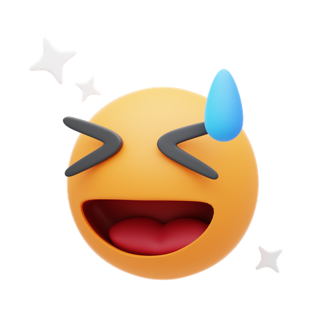 Lachender Emoji  3D Icon