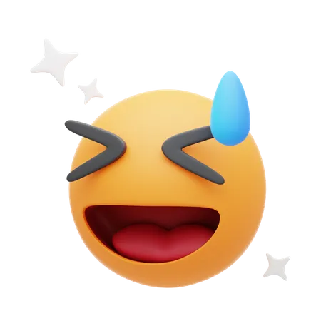 Lachender Emoji  3D Icon