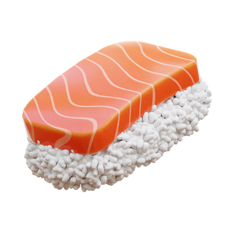 Lachs-Sushi  3D Icon