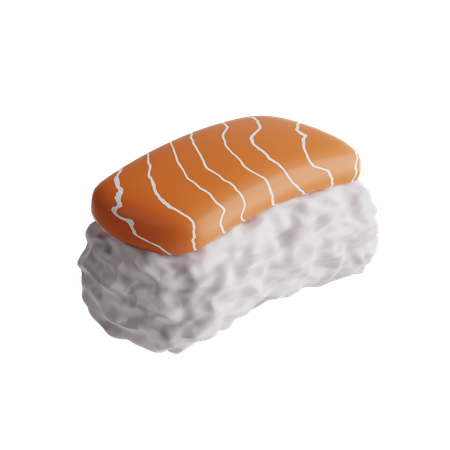 Lachs-Sushi  3D Icon