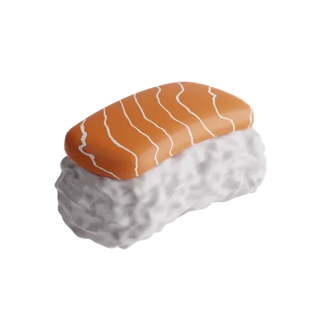 Lachs-Sushi  3D Icon