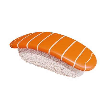 Lachs-Sushi  3D Icon