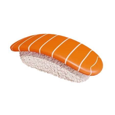 Lachs-Sushi  3D Icon