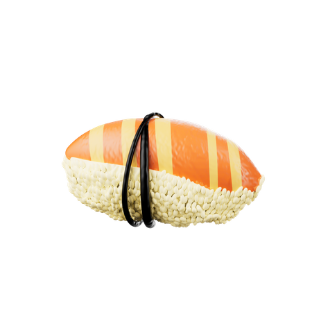 Lachs-Sushi  3D Icon