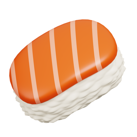 Lachs-Sushi  3D Icon