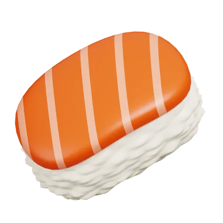 Lachs-Sushi  3D Icon