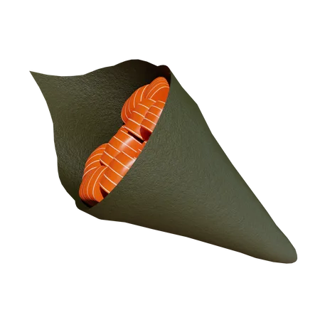 Temaki-Lachs  3D Icon