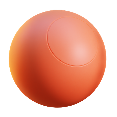 Lacrosse Ball  3D Icon