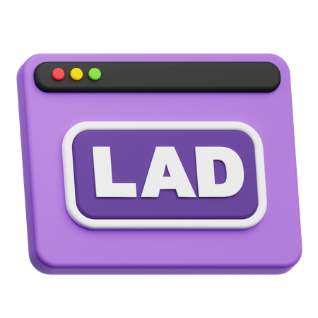 Lad Website  3D Icon