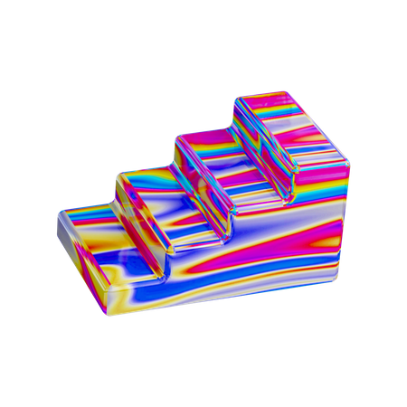 Ladder Shape  3D Icon