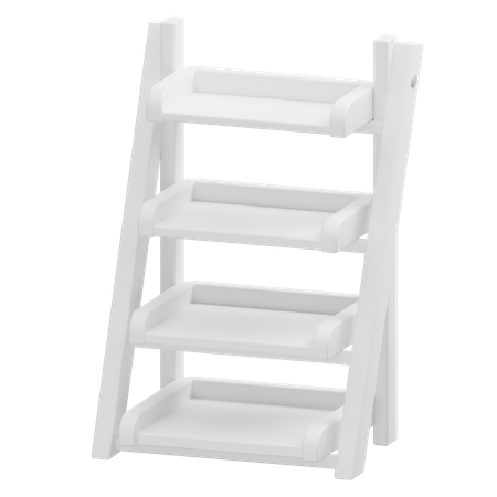 Ladder Shelf  3D Icon