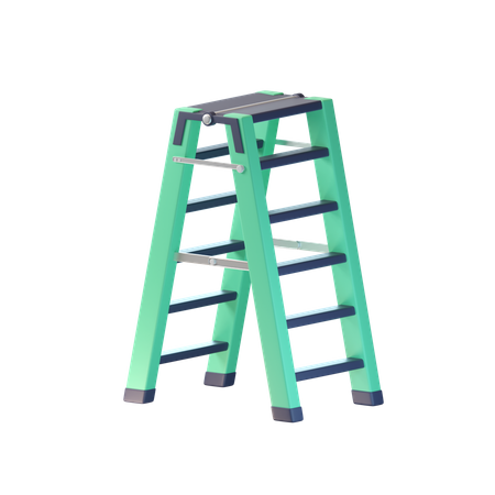 Ladder Steps  3D Icon