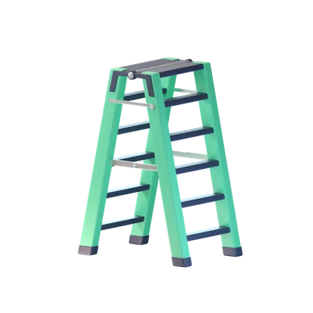 Ladder Steps  3D Icon