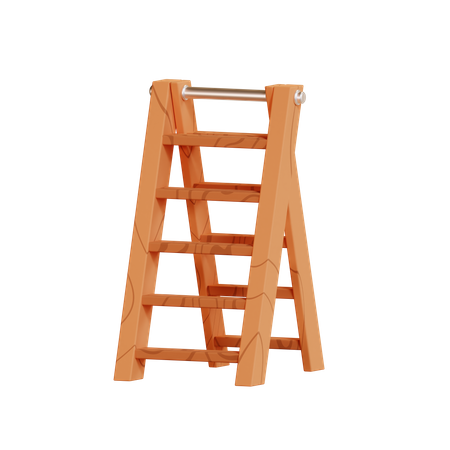 Ladders 3D Illustration