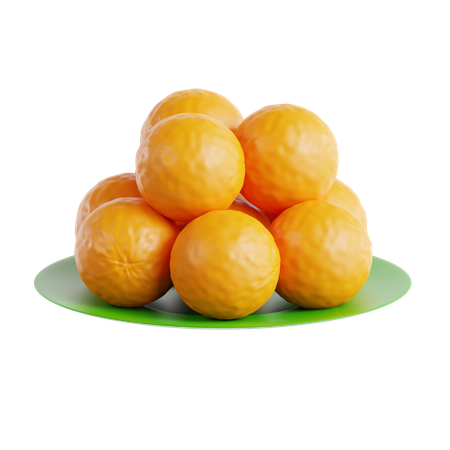 Laddu  3D Icon