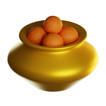 Laddu  3D Icon