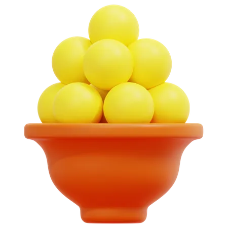 Laddu  3D Icon