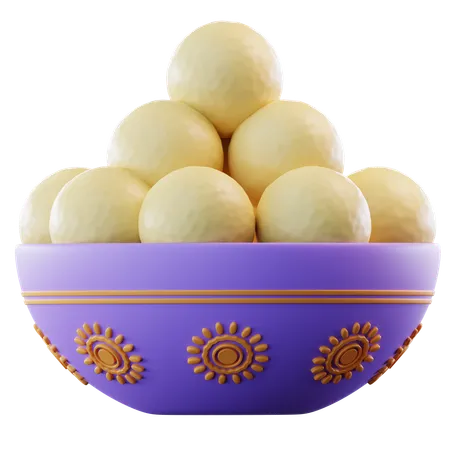 Laddu  3D Icon