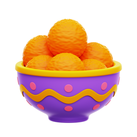 Laddu  3D Icon