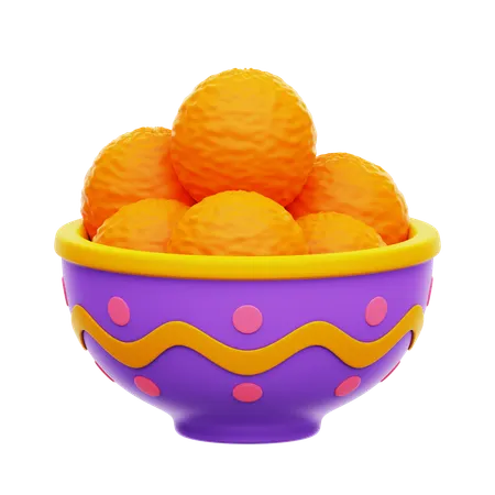 Laddu  3D Icon