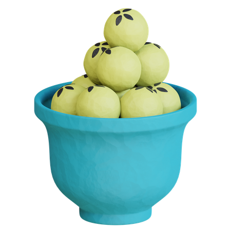 Laddu  3D Icon