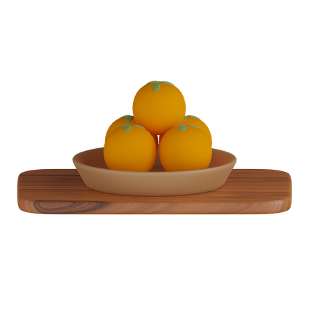Laddu Plate  3D Icon