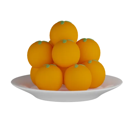 Laddu Plate  3D Icon