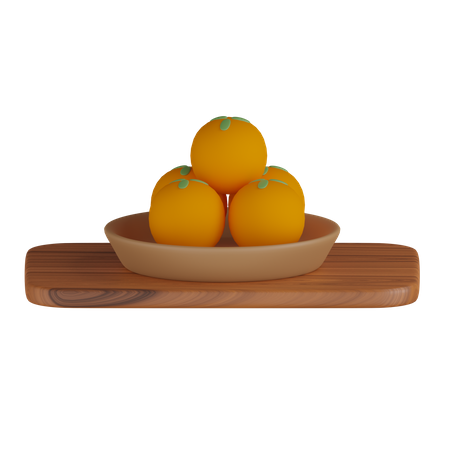 Laddu Plate  3D Icon