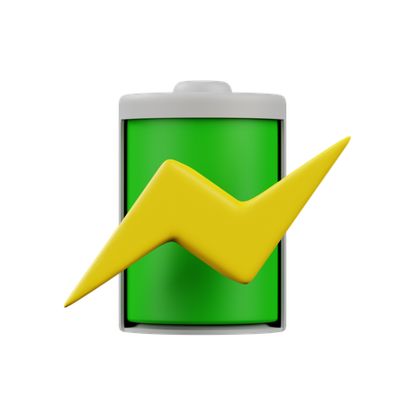 Batterie aufladen  3D Icon