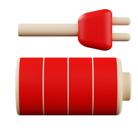 Batterie aufladen  3D Icon