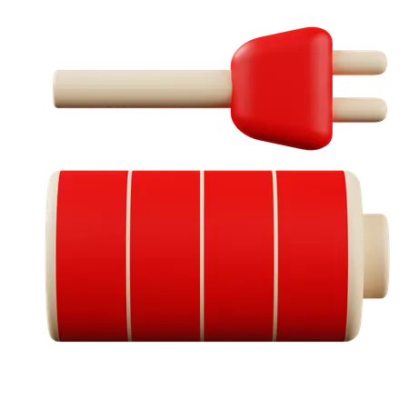 Batterie aufladen  3D Icon