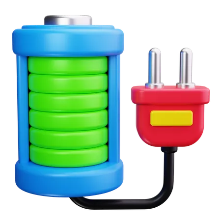 Batterie aufladen  3D Icon