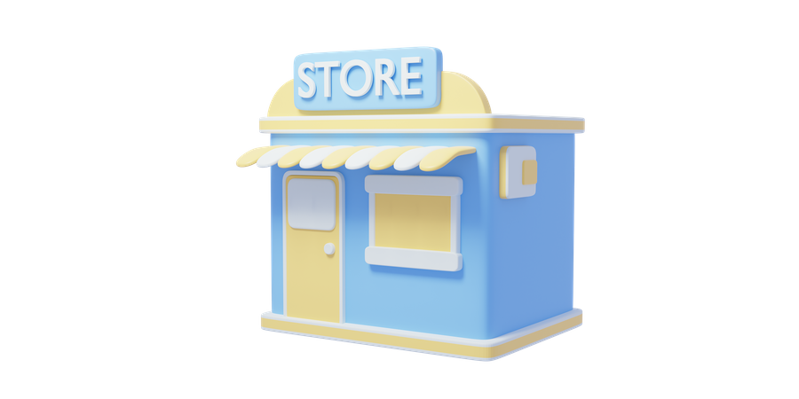 Ladenbau  3D Icon