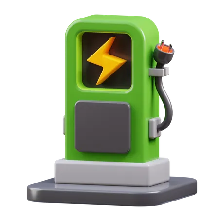 Ladestation für Elektroautos  3D Icon