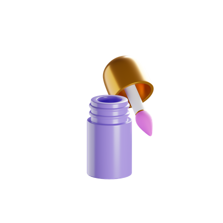 Ladies Lipstick  3D Icon