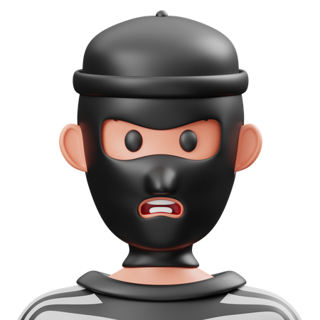 Ladrão  3D Icon