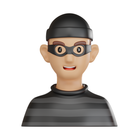 Ladrão  3D Icon