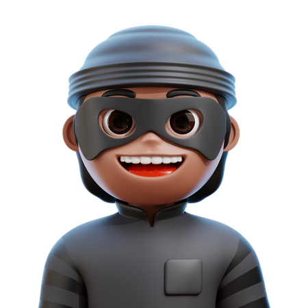 Ladrão  3D Icon