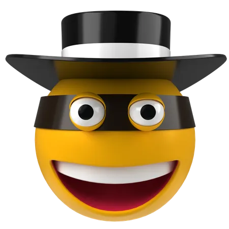 Emoji de ladrão  3D Icon