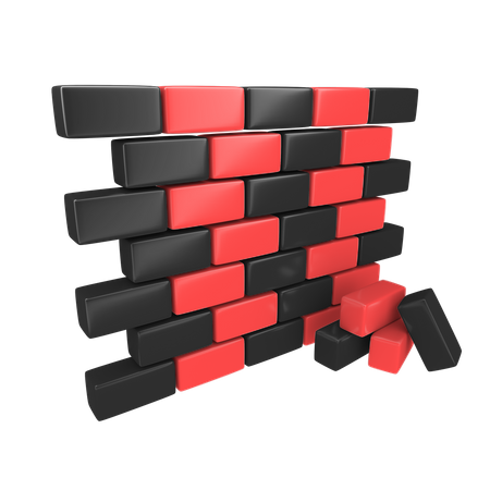 Ladrillo  3D Icon