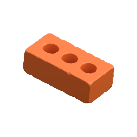 Ladrillo  3D Icon