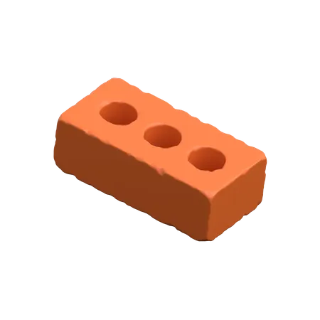 Ladrillo  3D Icon